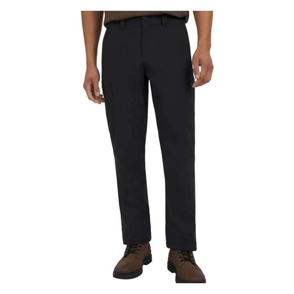 NEW Wrangler Men's 32x29 Cargo Tech Pants Black Regular Fit Cargo Zip Pockets